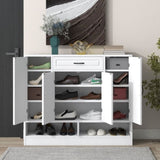ON-TREND Sleek and Modern Shoe Cabinet Adjustable Shelves, Minimalist Shoe Storage Organizer WF304415AAK