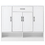 ON-TREND Sleek and Modern Shoe Cabinet Adjustable Shelves, Minimalist Shoe Storage Organizer WF304415AAK