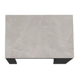 Portree Kitchen Island with 3-Side Shelves B070P188818