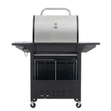 Propane Grill 4 Burner Barbecue Grill Stainless Steel Gas Grill with Side Burner, 46,500 BTU Outdoor W165083092