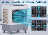 3 in 1 Portable Evaporative Cooler,Indoor,Outdoor,2647CFM Personal Air Cooler with remote control 15062358