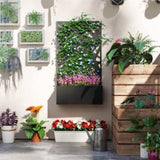 Garden Bed Galvanized PlanterGarden Bed with Privacy Pan 93497452
