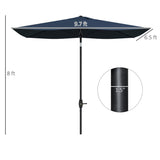 ZNTS Outdoor beach umbrella/Sun Umbrella （Prohibited by WalMart） 26526135