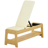 ZNTS Wooden Adjustable Weight Bench 71536717