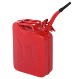20L US Standard Cold-rolled Plate Petrol Diesel Can Gasoline Bucket with Oil Pipe Red 10380296