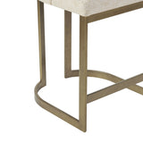 26"H Upholstered Counter Stool with Metal Base B035129476