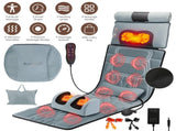 Full Body Massage Mat with Heat, 12 Massage Heads & 9 Vibration Modes, Detachable Shiatsu Neck & 46312789