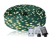 Christmas Rope Lights,1000LED/328Ft Outdoor Decorative String Strobe with 8 Modes/Remote/IP67 82640114