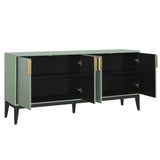 ZNTS U_Style Storage Cabinet Sideboard Wooden Cabinet with 4 Doors for Hallway, Entryway, Living Room, WF317431AAC