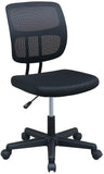 ZNTS Elegant Design 1pc Office Chair Black Mesh Desk Chairs wheels Breathable Material Seats HS00F1677-ID-AHD