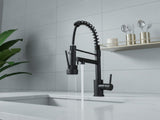 Kitchen Faucet with Pull Down Sprayer, Touch On Single Handle 2- Function Stainless Steel Spring 11278760