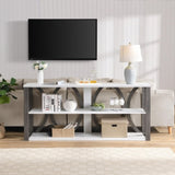 3-Tier Industrial Console Table, 70.87 inch, Narrow Entry Table Long Table with Storage for W2317P230074