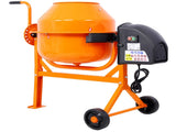 Cement Mixer, 3 Cu. Ft Electric Concrete Mixer Machine, 110v AC Motor Portable Power Cement Mixers W46583822