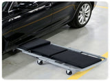 40" 2-in-1 Mechanic Creeper Seat with 360&deg Swivel Casters, Heavy Duty Metal Frame Auto Repair 77919436
