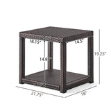 ZNTS BORACAY ACCENT TABLE - BROWN 59391.00MBN