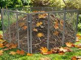 Large Outdoor Bin, 172 Gallon Metal Wire Mesher, Rust-Proof Coating Square Garden W465P370172