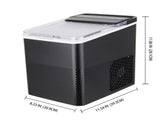 Portable Countertop Ice Maker, 26 lbs Per Day, Compact Ice Machine with Quick Ice Cycles, No 76010807