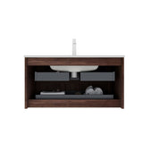 NOOR 30" Bathroom Vanity Sink, Modern Wall-Mounted Floating Plywood Bathroom Storage Cabinet W2615P193152
