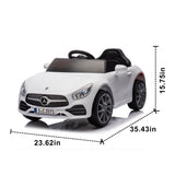 ZNTS Licensed Mercedes-Benz CLS 350,12V Kids Ride On Toy Car w/Parents Control,2wd,Four-wheel W1578P189764