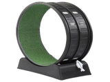 80*34*86CM Black PP track connector assembly, round shape with green carpet 1 cat teaser stick, 21101407