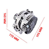 Alternator 180 Amp 12V for BMW 128i 323i 328i 328xi 330i 528i 528xi X3 X5 12317550968 29716402