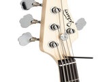 Gjazz Electric 5 String Bass Guitar Full Size Bag Strap Pick Connector 49632159