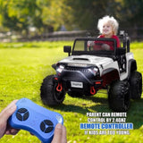 Large Wheels 2 Seater Kids Electric Car Powerful Electric Ride On Truck w/Remote Control, 2 Speeds, 23918294