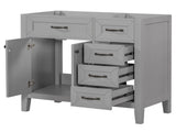36" Bathroom Vanity without Sink, Cabinet Base Only, Bathroom Cabinet with Drawers, Solid Frame and WF296707AAE