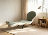 Multi-functional foldable lazy sofa chair, made of teddy velvet fabric, multi-purpose, suitable for W244P541997