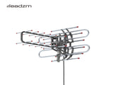 TA-851B 350&degRotation UV Dual Frequency 45-860MHz 22-28dB Open Antenna Silver Gray 10835179