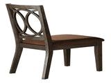 Jameson Brown Fabric & Espresso Finish Side Chair B2726P272385
