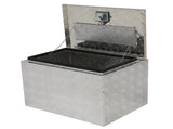 24" Aluminum Under Body Toolbox 5 Bar Tread Silver 25580335