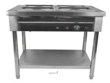 4-Pan Commercial Food Warmer, Professional Buffet Catering Food Warmer, Electric Steam Table, 15727590