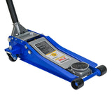 3T Heavy-Duty Horizontal Dual Pump Ground Jack , Steel Racing Ground Jack, Dual 34520193