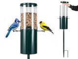 Standing Bird Feeder Squirrel-Proof, 4 Feeding Ports with Perches Heavy-Duty Metal & PC Construction 05174966