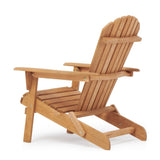 Wooden Outdoor Folding Adirondack Chair Set of 2 Wood Lounge Patio Chair for Garden,Garden, Lawn, 19611742