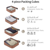 4 Piece Luggage Set Suitcase Set, ABS Hard Shell Lightweight Expandable Travel Luggage with 4 PP313145AAM