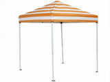 5X5FT Outdoor Canopy with 4 Sidewall White and Orange 79767615