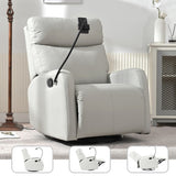 Rocking Chair,360&deg Swivel Nursery Rocking Chair,Glider Chair,Modern Small Rocking Swivel W1028P185203