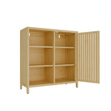 large-capacity single-door storage shelves in living rooms, bathrooms and other life scenes W2207P308721