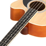 ZNTS GMB101 4 string Electric Acoustic Bass Guitar w/ 4-Band Equalizer 78571840