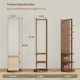 Full-body mirror, solid wood rubber wood glass, 19.6*68.8in Large mirror W2987P225479