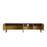 70 Inch Mid Century Modern TV Stand, TV Stand with Storage, Entertainment Center for Living Room W578P143416