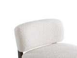 25.5" Modern Boucle Lounge Chair with Solid Wood Frame, Soft and Durable Boucle Upholstery, Perfect N767P256376B