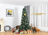 7ft Slim Pencil Christmas Tree - Space-Saving Design for Small Corners, 700 Realistic PVC Branches 99576991