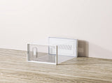 6-Piece Medium White Plastic Mesh Shoe Box Set - 35.00*25.00*19.00cm, Modular Design for Home 15361291