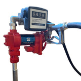 ZNTS Diesel Gasoline Fuel Transfer Pump 20GPM 12V w/Oil Meter for Gas Diesel Kerosene 71597434