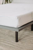 Omne Sleep 8" Memory Foam Mattress Full in White/Light Blue B04758770