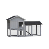 Rabbit Hutch Outdoor Bunny Cage Indoor,Extensible Chicken Coop with Large Run Space - No Leak W219106473