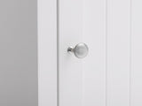 One Door & Three Layers Bathroom Cabinet White 99595390